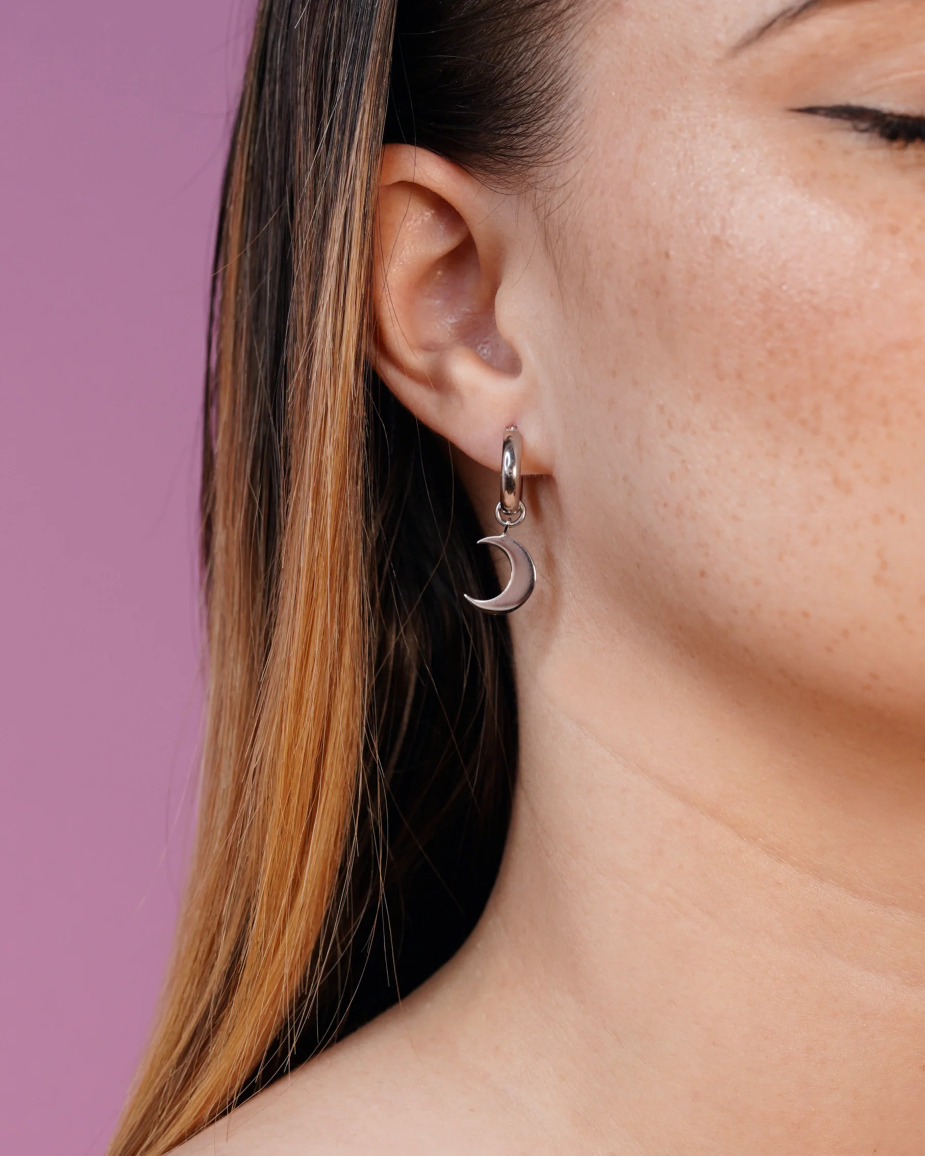 Heart & Moon earrings - Image 4