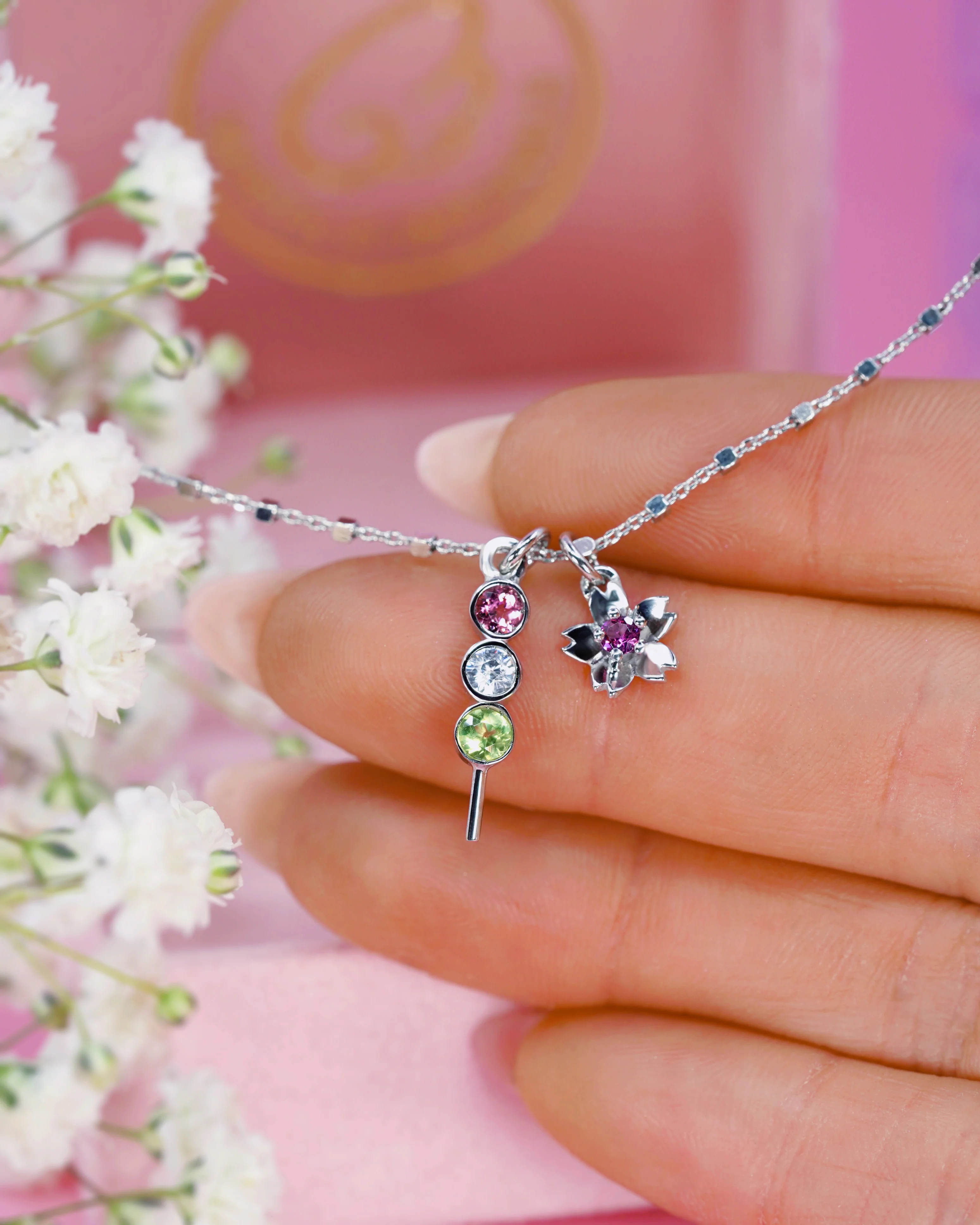 Cherry Dango necklace - Image 6