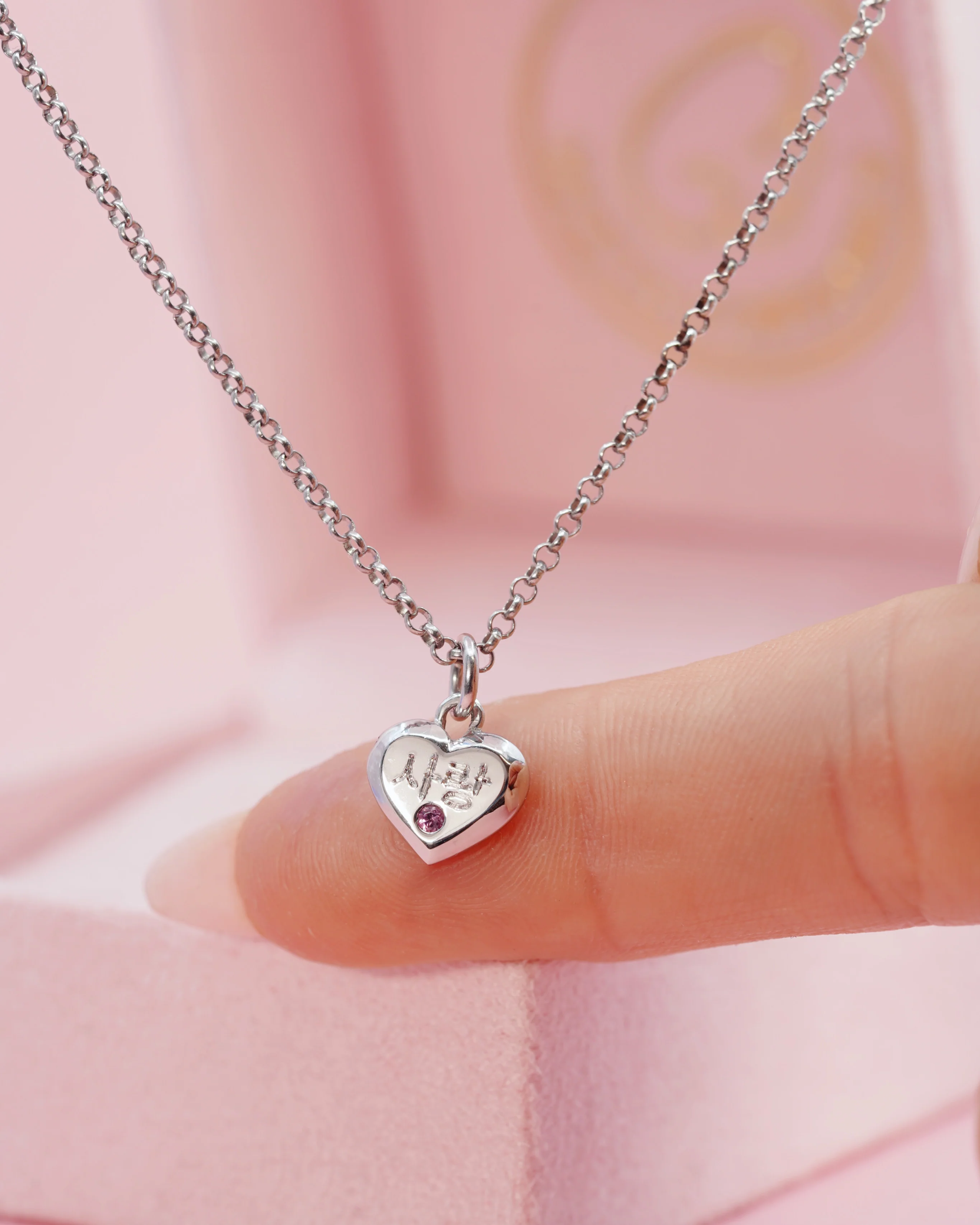 korean heart necklace - Image 2