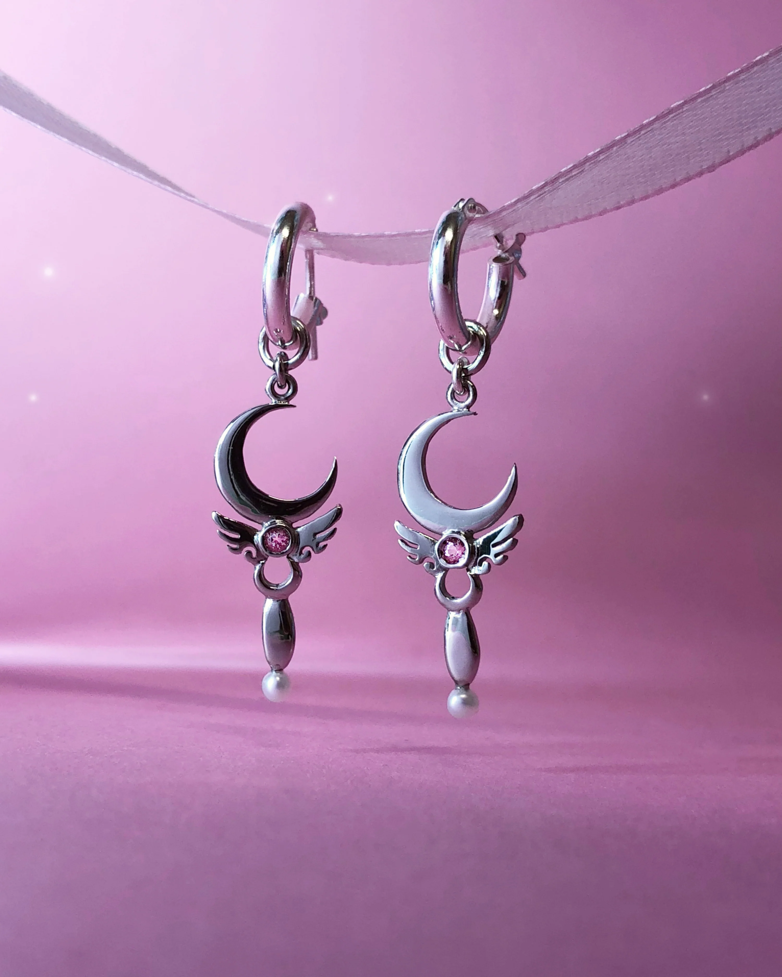 magic moon earrings - Image 2