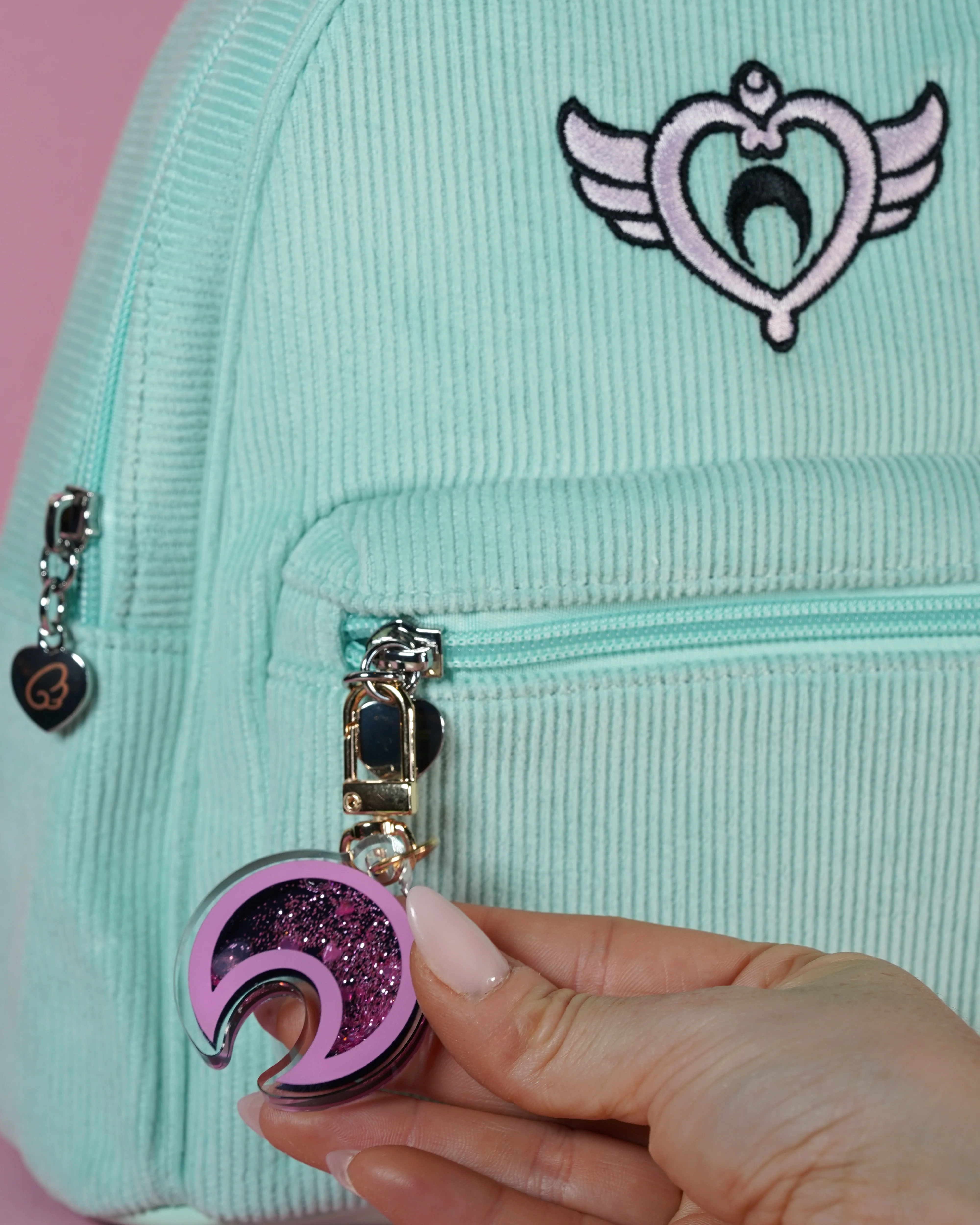 Mini DARK MOON bagpack (MINT) - Image 3