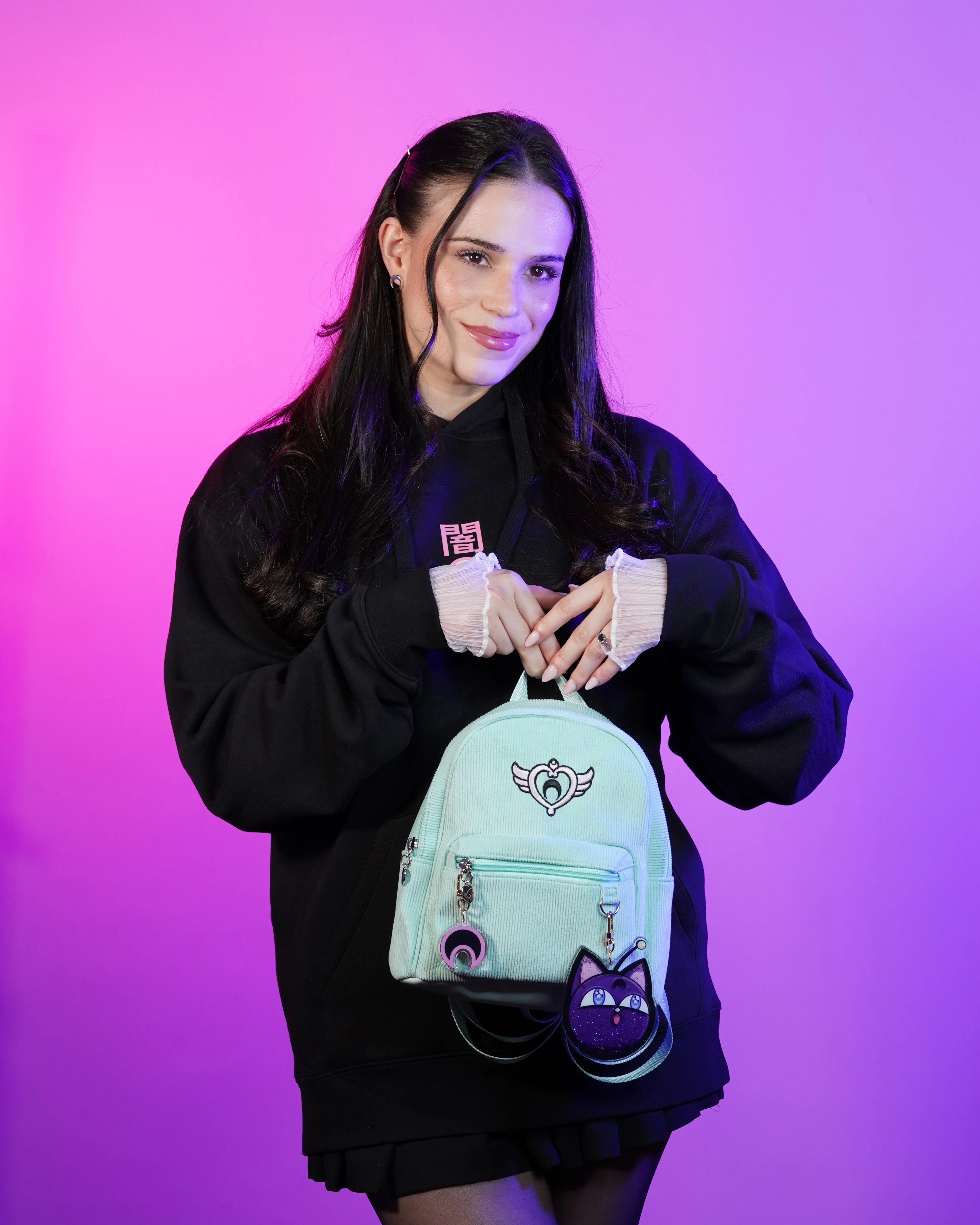 Mini DARK MOON bagpack (MINT) - Image 4