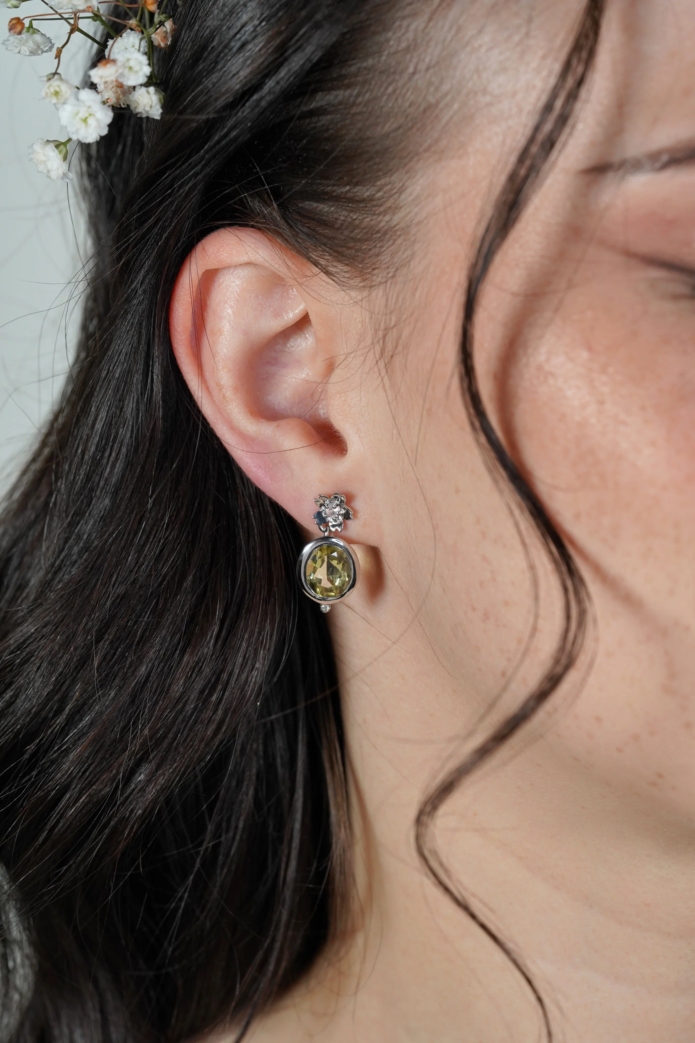 Rose Lemonade earrings - Image 6