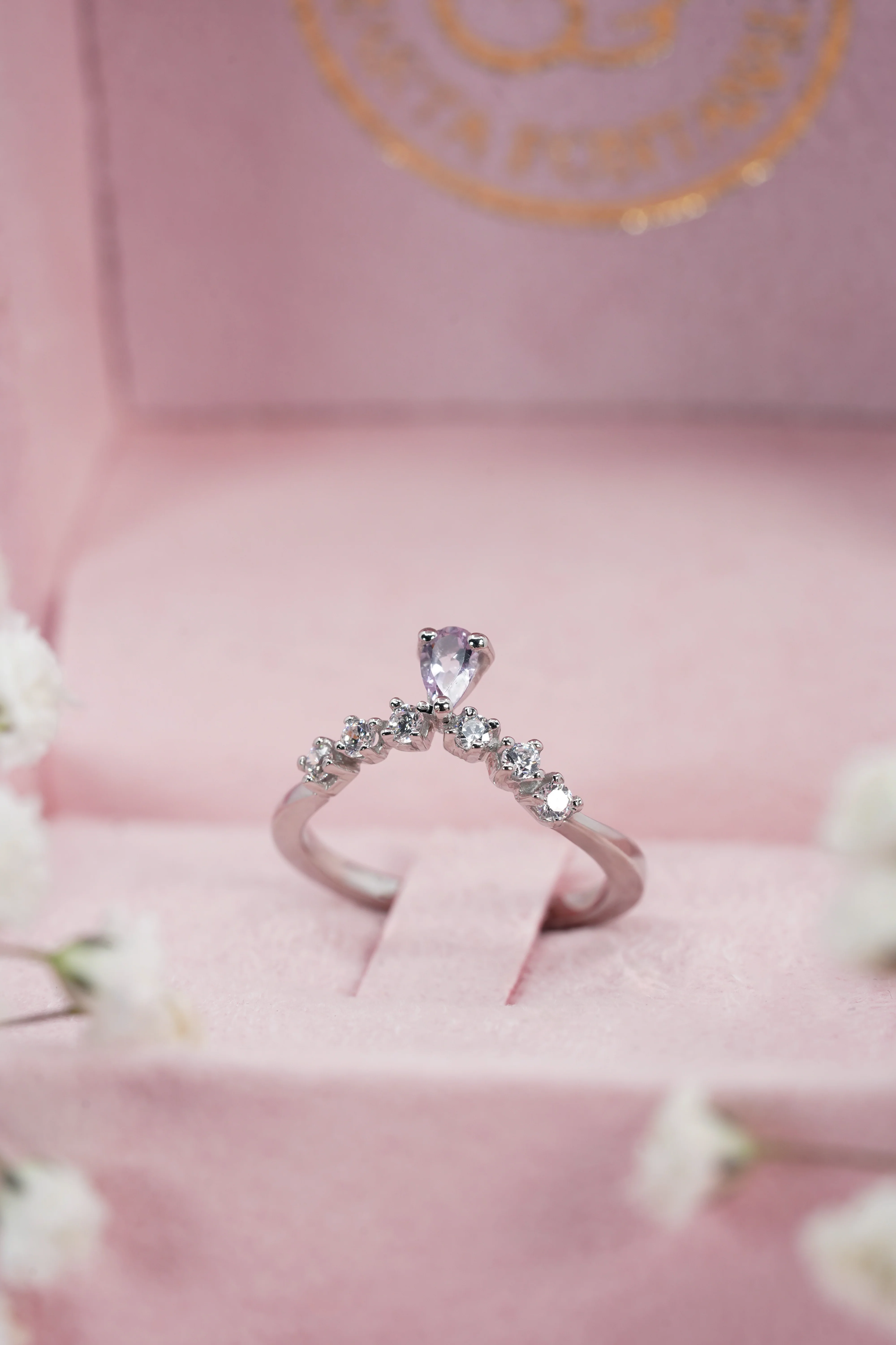 Satin Petal tiara - Image 2